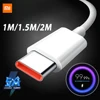 Original Type C Xiaomi Cable Charger Turbo Fast Charge For Poco M3 X3 NFC F2 Mi 11 9 Black Shark 3 Redmi Note 10 K30 TipoC 1M 2M ► Photo 1/6