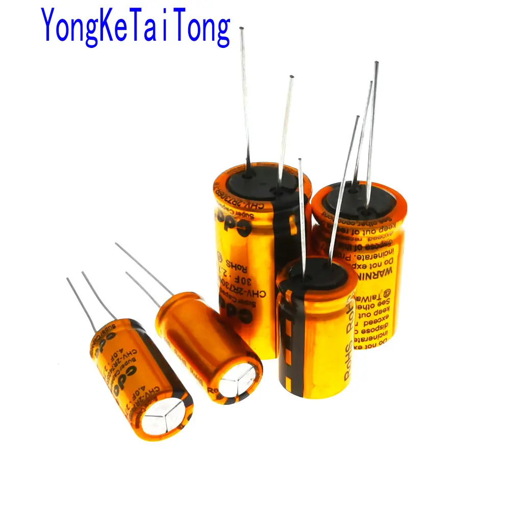 

2PCS 2.7V 1F 2F 3.3F 4F 5F 7F 8F 10F 15F SuperCapacitor farah capacitor 2.7V4F 2.7V5F 2.7V8F