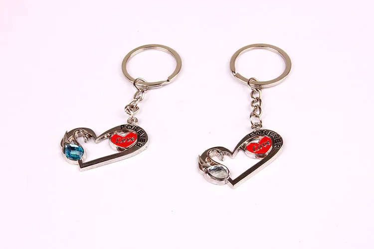 Teacher's Day Gift Couples A Pair of Buckles Creative Gifts Alloy Key Ring Variety Style Can Be Mixed Batch
