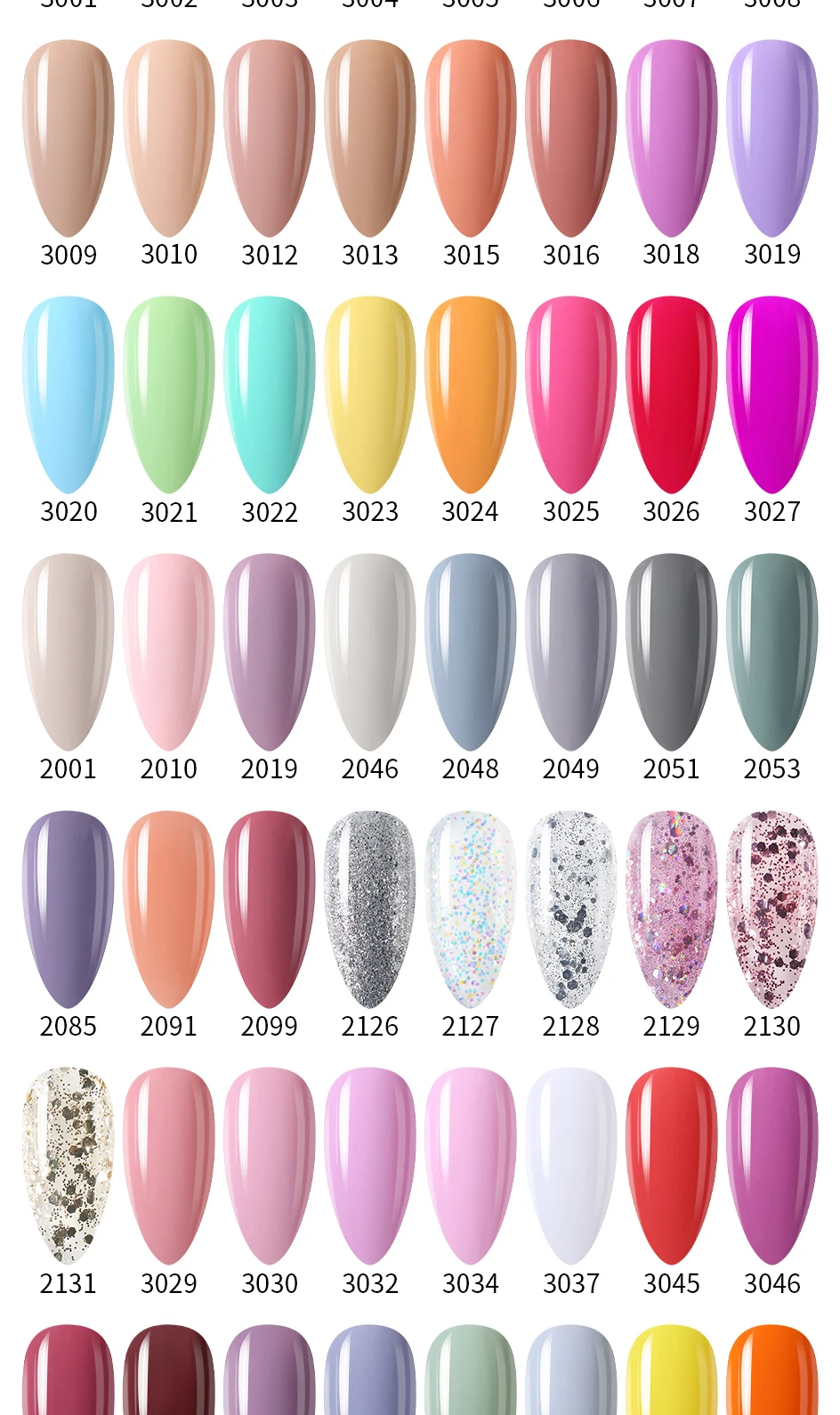 Parkson Purple Series Nail Gel Polish Soak Off UV LED Semi Permanent Color Gel DIY Nail Gel Varnish Base Top Coat Nail Art Gel_voghion.com