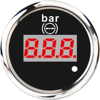 

Universal Digital Air Pressure Gauge 52MM Marine Air Pressure Meter With Alarm Fit For Car Boat Motorcycle Yacht 9-32V
