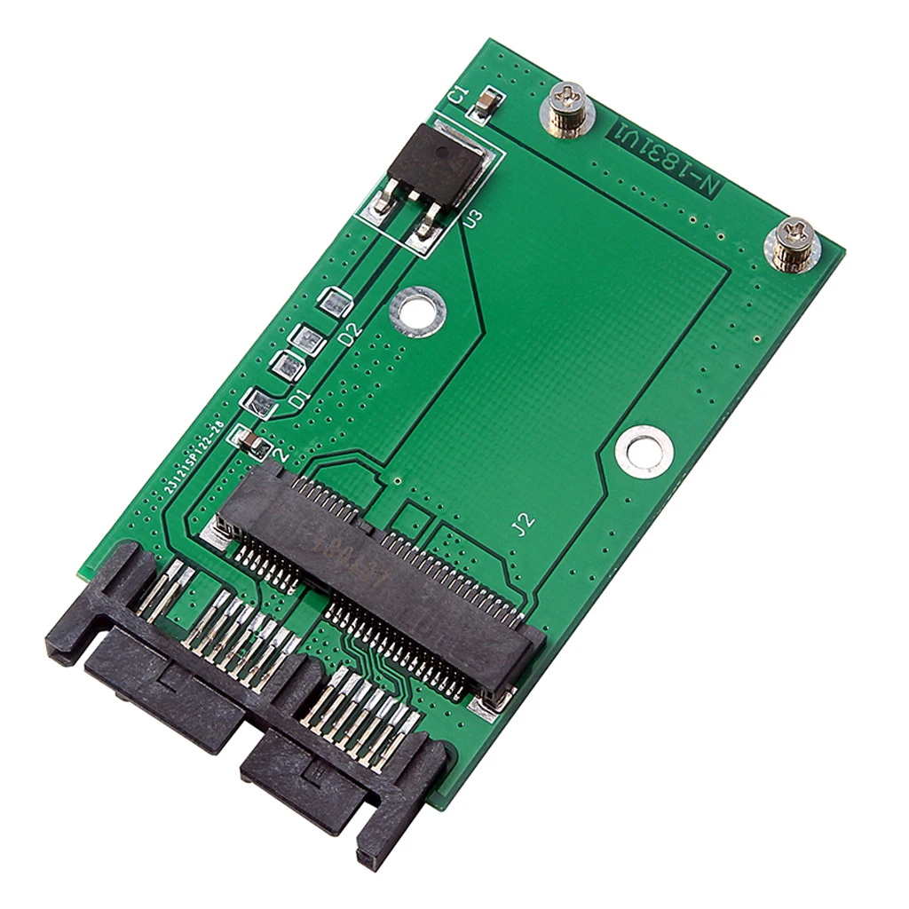 mSATA SSD to 1.8 Inches 16pin Micro SATA Adapter Card for Computers PC