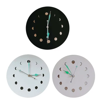 

Farmhouse Round Wall Clock Large Wall Decroation for Living Room Bedroom