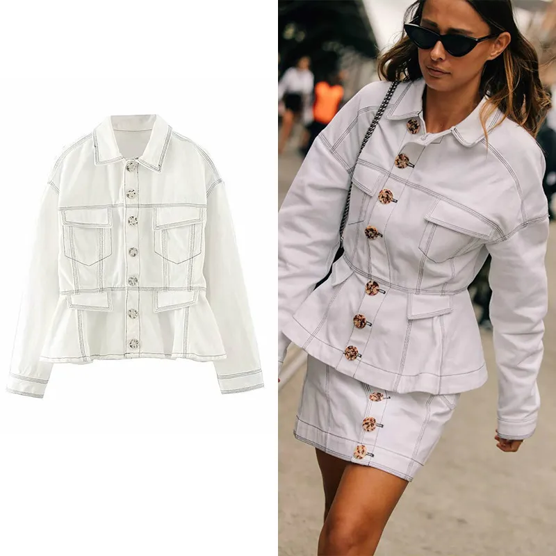off white jean jacket womens