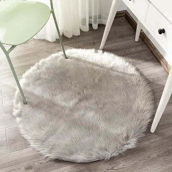 

Faux Long Wool Carpet Plush Simulation Sheepskin Area Rugs For Living Room Bedroom Children Play Dormitory Home Decor Rug