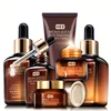 15761-a37597.jpg Kit de soins pour la peau, bouteille marron, Essence de Toner, crème de soin pour les yeux, Lotion Anti-âge, rétinol, nettoyant, cosmétiques coréens Q