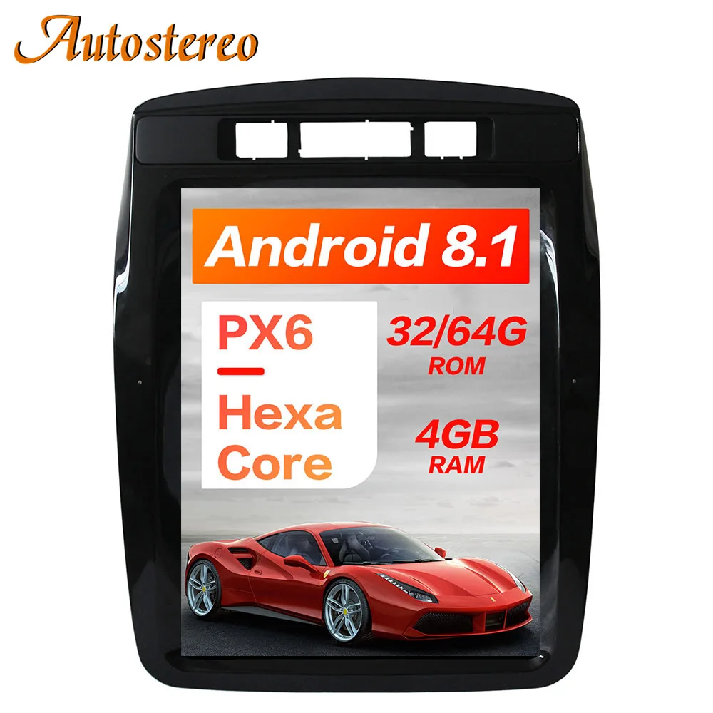 Discount Gps Navigation Android 8.1 Tesla Style Gps Tracker For VW Volkswagen Touareg 2010-2017 Head Unit Multimedia Radio Wifi Car Dvr 3