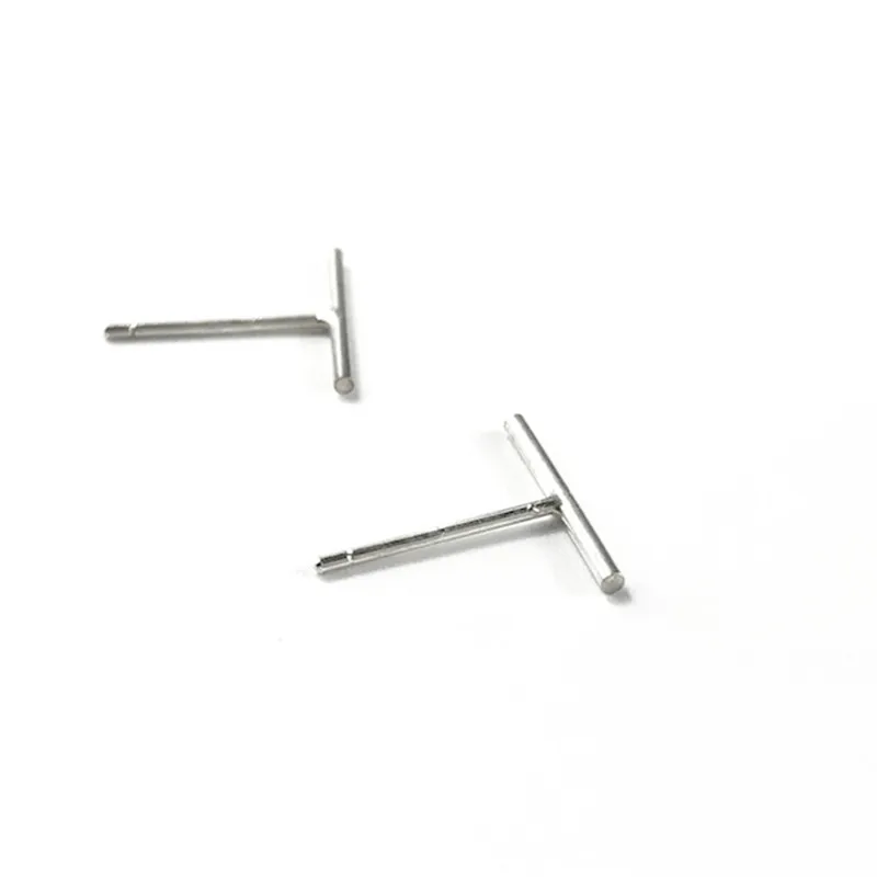 

925 Pure Silver Earrings "One" Stick Ear Studs Fashionable Simple Earrings For Women Popular Geometric Mini Earrings Jewelry