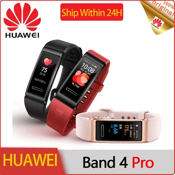 

Huawei Band 4 Pro Wristbands Fitness Tracker High-end Smart Bluetooth Bracelet GPS NFC Sports Activity Tracker Men and Wemen