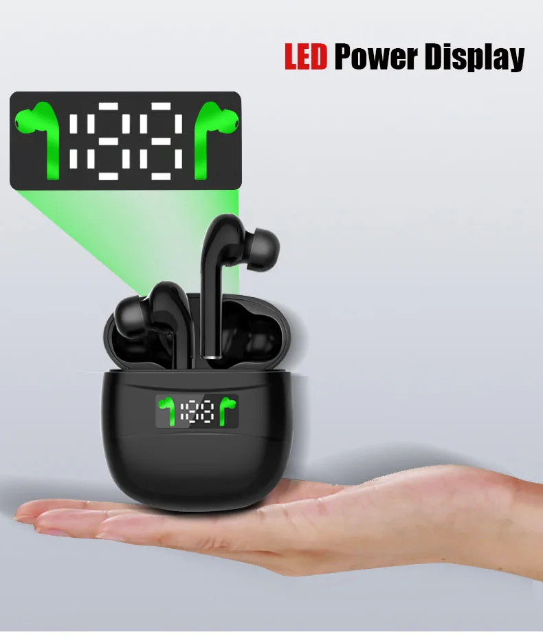 ǰ J3 Pro TWS   ̾, LED ÷, HD ׷,  ,  ̾ , IPX7,   