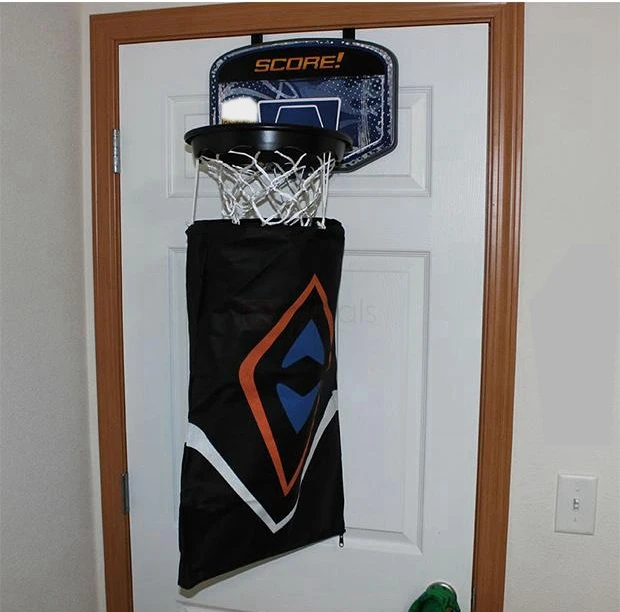 Over-The-Door 2in1 Basketball Backboard Hoop And Hamper Detachable Bag For Kids Children Child-parent Indoor Toy - AliExpress Sports & Entertainment