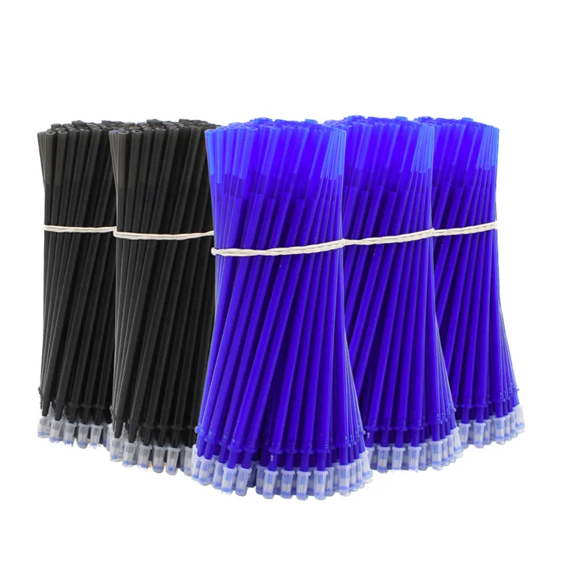 Erasable Pen Refills Magic Gel Pens Rod Washable 0.5mm Blue Black Ink 20Pcs