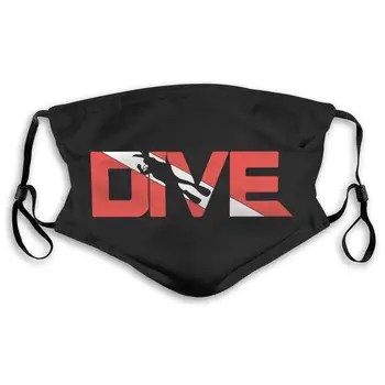 

Scuba Diving Mouth Cover Mask with PM2.5 Filters 5 Layers of Protection for Men and Women Black