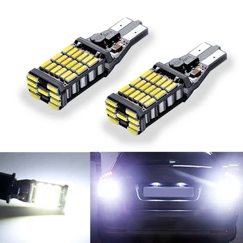 

2x T15 LED Wedge Bulb W16W Led Lamp Light Canbus Automobiles Backup Reverse Light For Skoda Superb