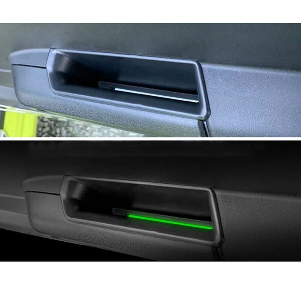 

2Pcs Car Storage Boxes For Suzuki Jimny 2019 2020 Car Armrest Container Door Cover Interior Accessories Decoration Storage Box