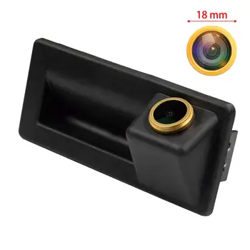 

Freezzmi Golden HD Car Rear View Camera Trurk Handle for VW Tiguan Caddy T6 Skoda Octavia A7 5E Aktavia Superb 3V MK3 Audi A4