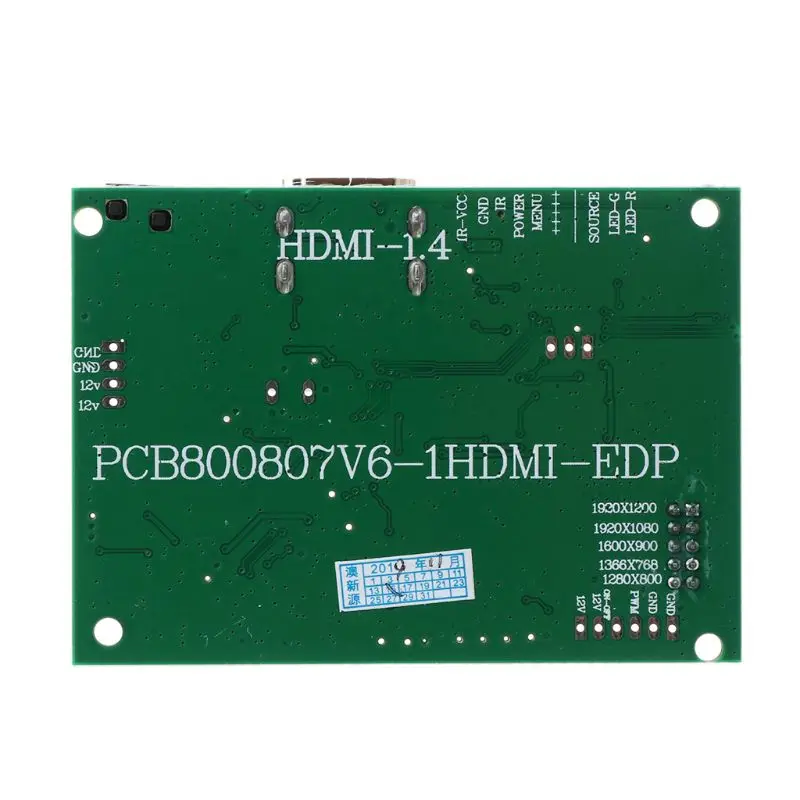 1 комплект 30PIN lcd драйвер платы HDMI EDP для разрешения экрана 1920x1200 1920x1080