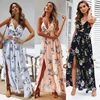 Fashion Women Sleeveless Boho Floral Print Long Maxi Dress Sleeveless Evening Party Summer Beach Sundress Dresses Summer ► Photo 2/6