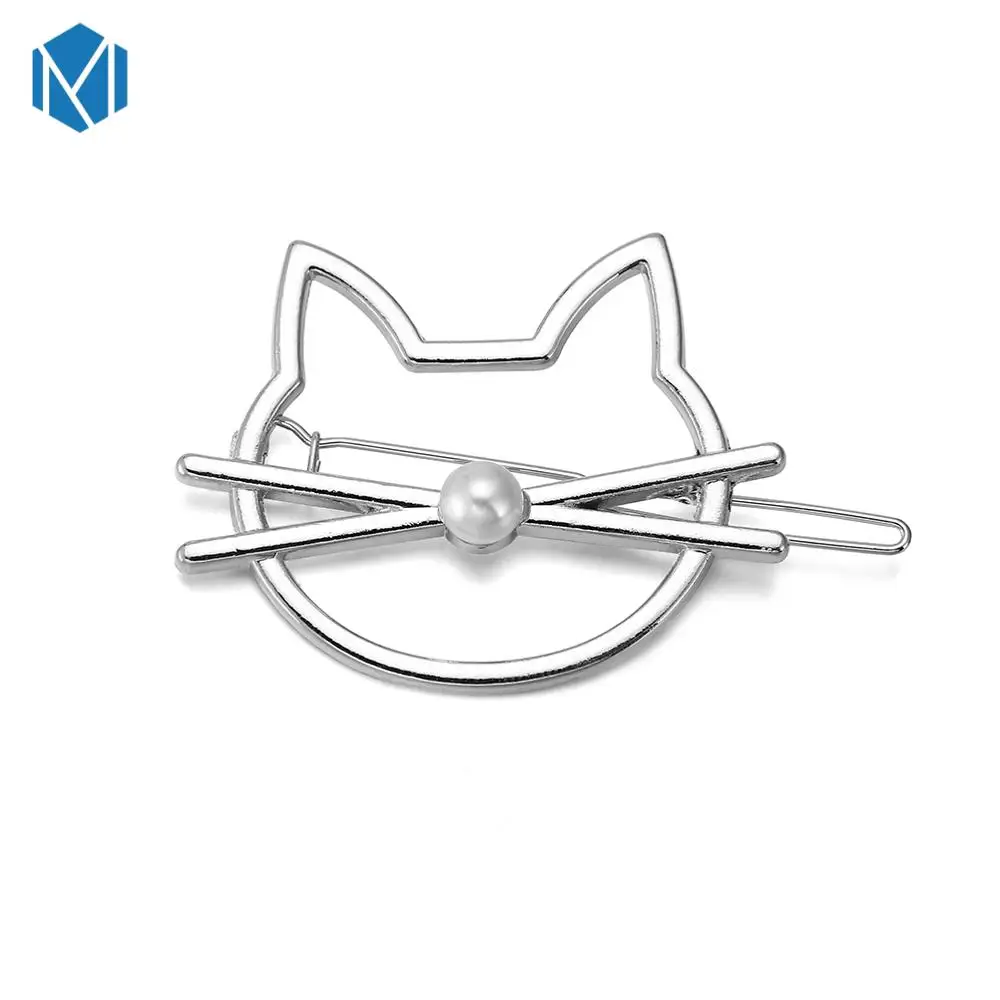 M MISM Star заколки для волос для женщин, модные милые имитирующие заколки в Корейском стиле, металлические заколки для волос из сплава, аксессуары для волос для девочек - Цвет: F