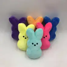 Poupée en peluche pour enfants, 15cm, Animal mignon, étoile, carotte, lapin Peeps, jouet confortable, livraison gratuite