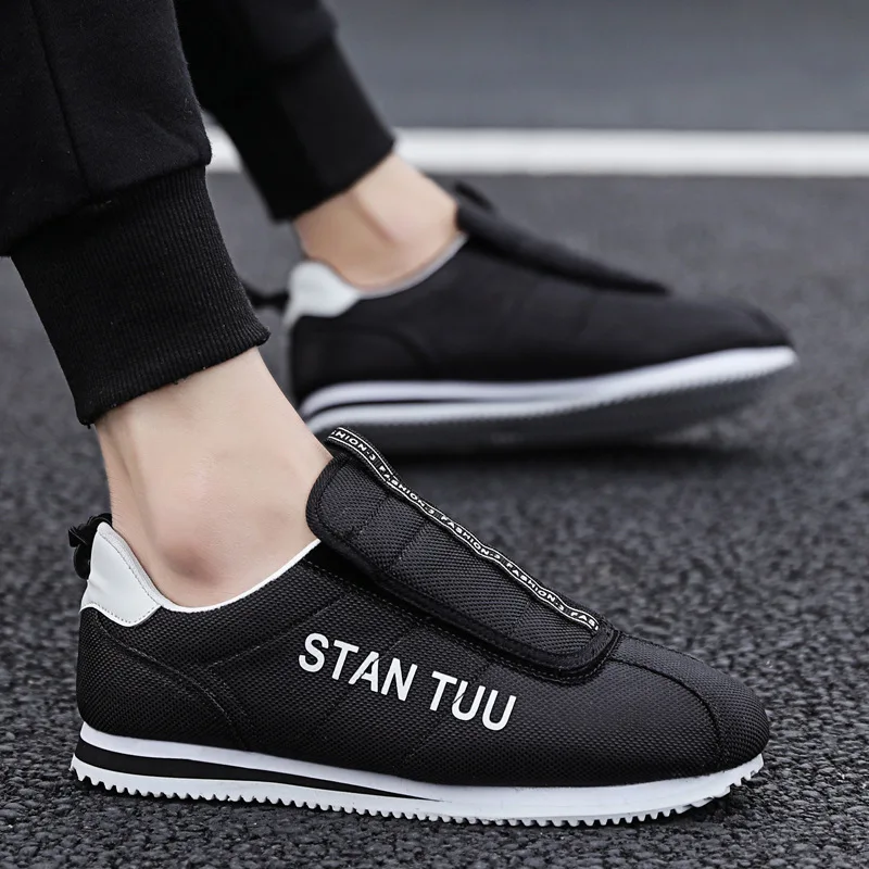 

Lazy Summer New Style Cloth Shoes Men Sneakers Casual Shoes Korean-style Trend Versatile Cortez Fashion Trendy Shoes Lightweight