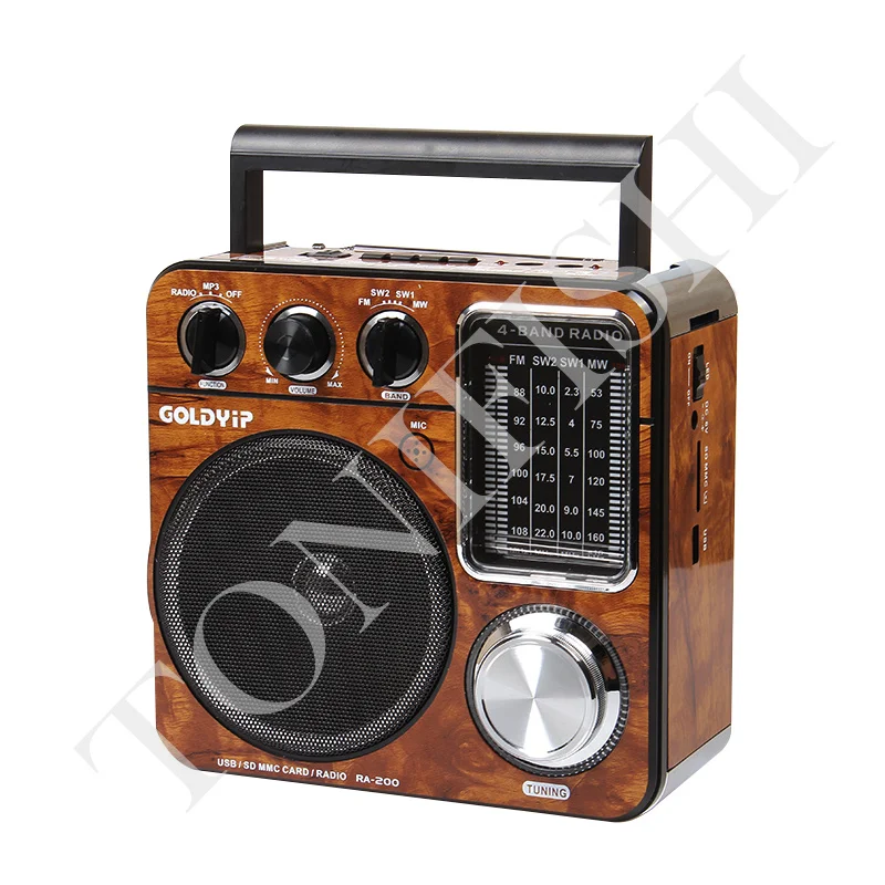 Full band retro radio antique desktop charging plug USB player portable semiconductor radio. FM: 88-108MHZ MW: 530-1600KHZ | Инструменты