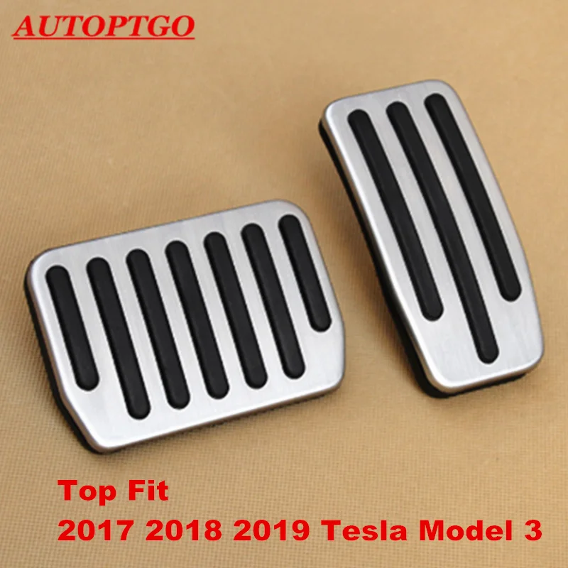 Topfit алюминиевый газ/педаль акселератора педаль для ног накладка подходит Tesla модель 3