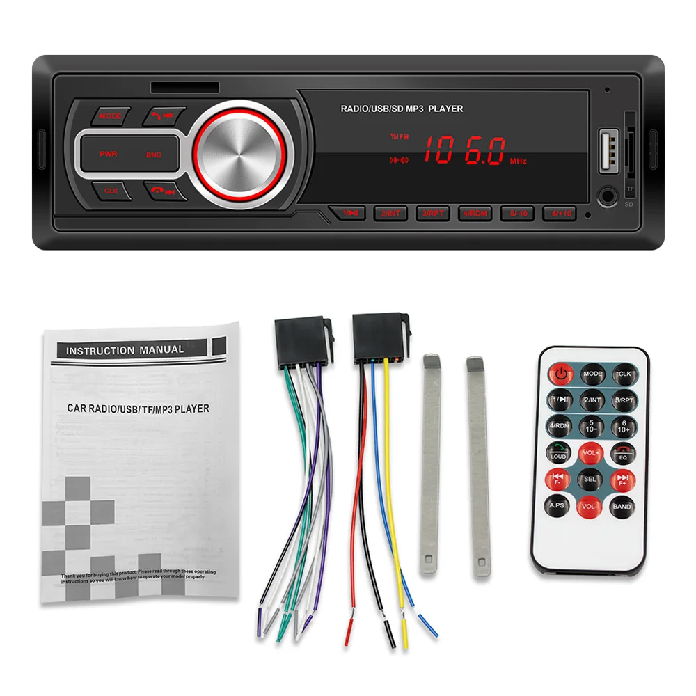 Автомобильный MP3-плеер TiOODRE 5208E автомобильный Bluetooth-плеер радио Bluetooth