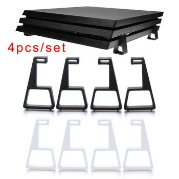 

4PC NEW Game Console Horizontal Holder Bracket Cooling Feet For Sony PlayStation4 PS4 Slim Pro Gaming Accessories