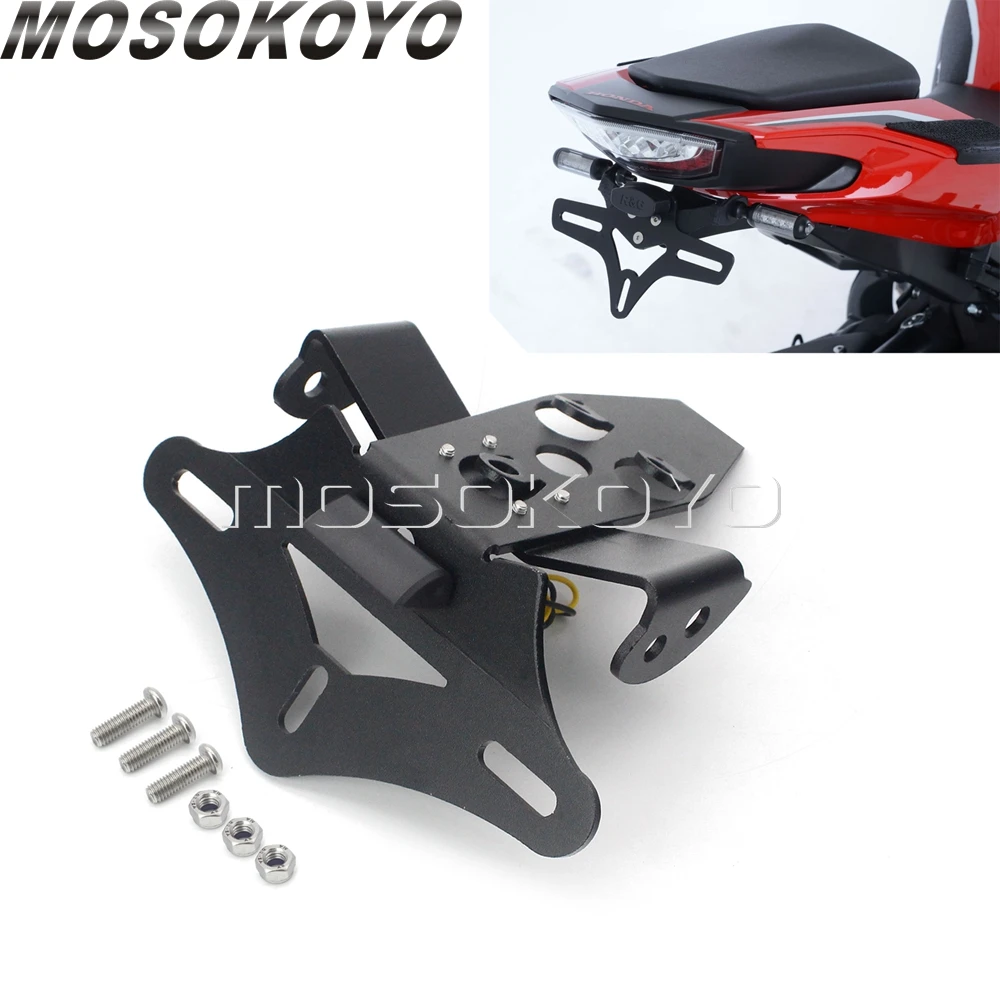 

Motorcycle Rear License Plate Holder For Honda CBR1000RR 2010-12 2013 2014 2015 16 CNC Fender Eliminator Tail Tidy Bracket Kit