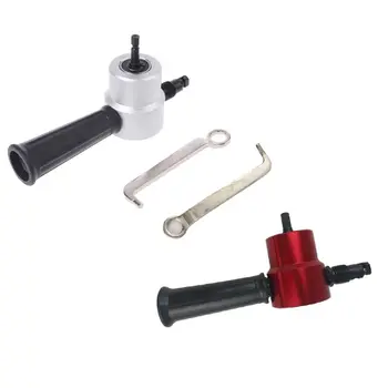 

Metal Cutting Double Head Sheet Nibbler Saw Cutter Tool Drill Attachment Free