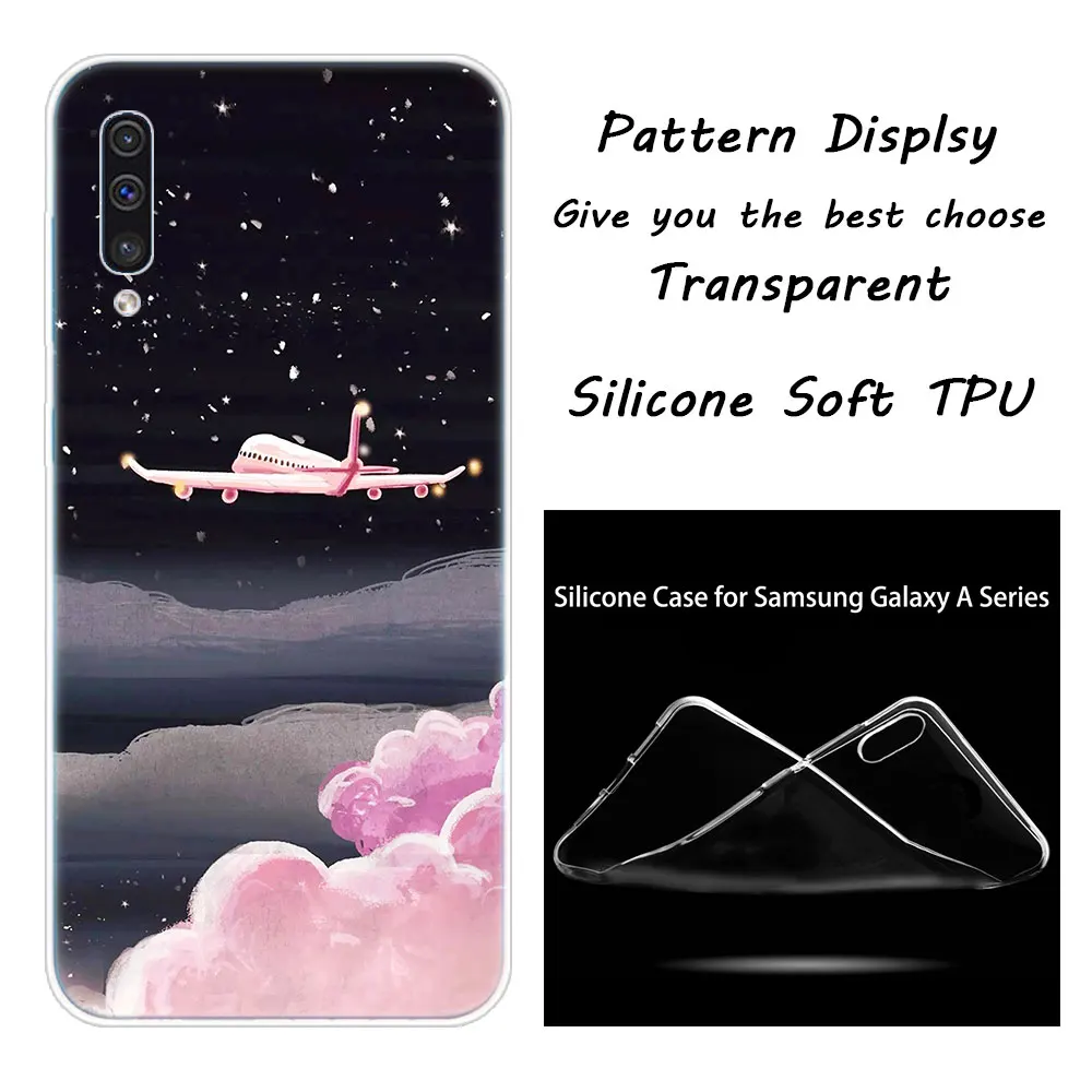 Авиационный самолет fly путешествия в чехол с изображением неба для samsung Galaxy A50 A70 A80 A40 A30 A20 A10 A20E A2 CORE A9 A8 A7 A6 плюс - Цвет: 008