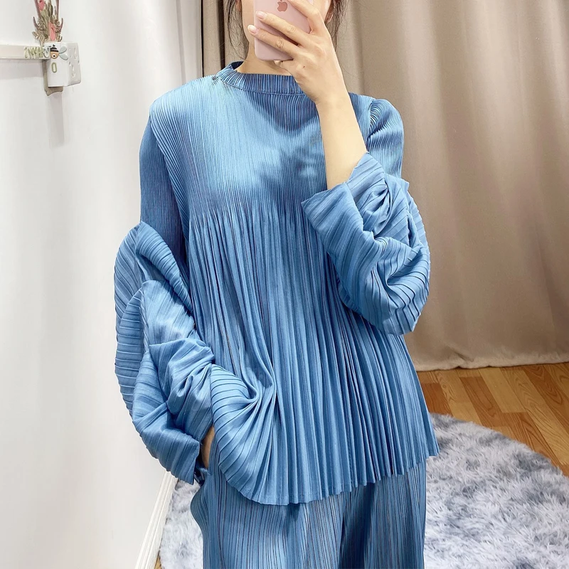 LANMREM 2020 New Fashion Pleated Irregular