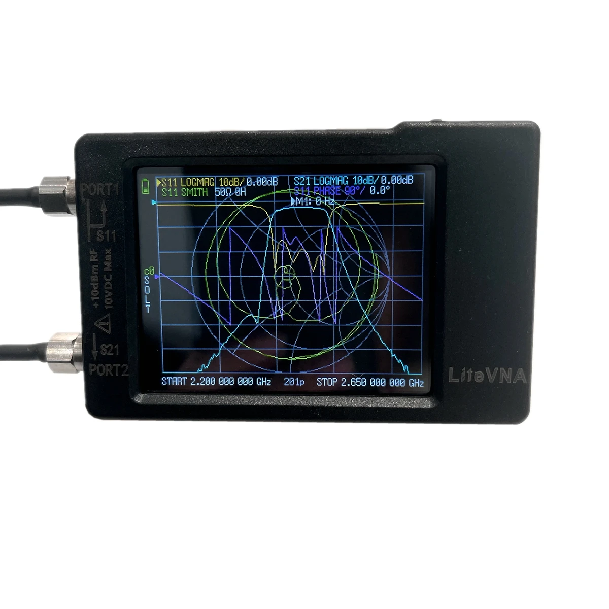 Vector Network Analyzer Original Hugen 50kHz ~ 6.3GHz tinyVNA LiteVNA 64 4" Display Vector Network Analyzer HF VHF UHF Antenna