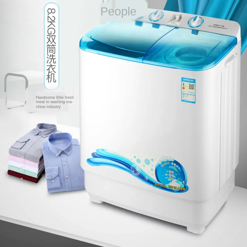 Semi-automatic Household Dormitory Portable Washing Machine Laundry  Dehydrator Small Baby Mini Washing Machine 220v 5kg - Washing Machine Parts  - AliExpress