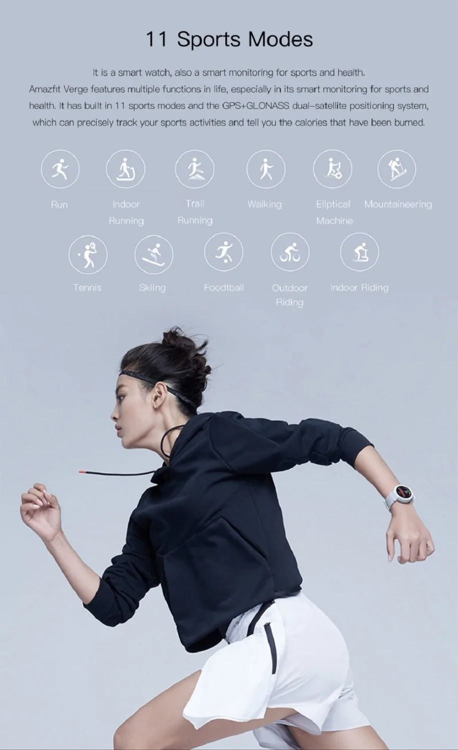  Global Version Xiaomi Huami Amazfit Verge 3 Gps Smart Watch Ip68 Amoled Screen Answer Calls Smartwa