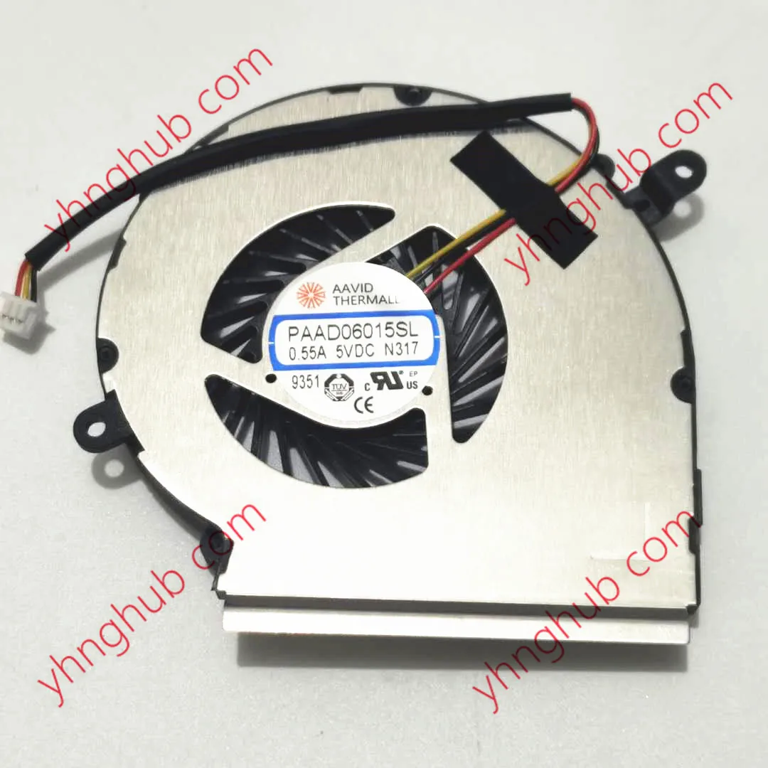 

3-проводной охлаждающий вентилятор для сервера AAVID PAAD06015SL N317 DC 5V 0.55A