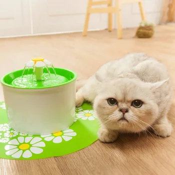 

2020 Cat Drinking Fountain Cat Food Trough Automatic Pet Feeder Drinking Fountain Water Small 1.6L