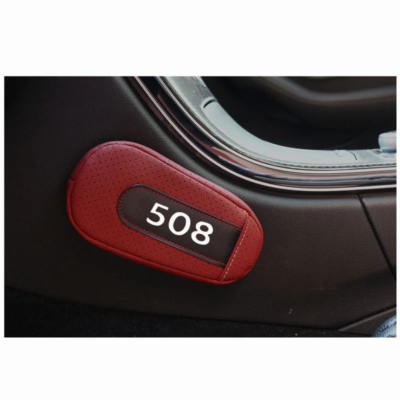 Для peugeot 508 стильная и удобная подушка для ног наколенник подлокотник аксессуары для салона автомобиля