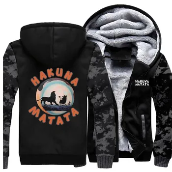 

Cartoon The streetwear hipster casual Winter Hot Sale 2019 Men Sweatshirt Warm Clothing Streetwear Anime Coat Thick