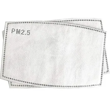 

50 PCS Pm 2.5 Facemask Filter 5 Layers Facemask Activated Carbon Filter Replaceable For Adults Mouth Facemask Care Mascarillas