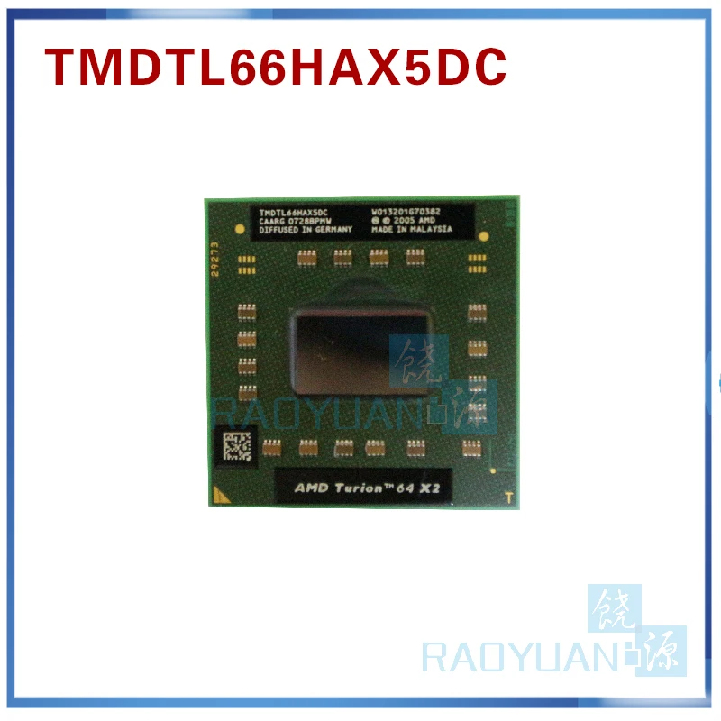 AMD ЦП ноутбук TL 66 TMDTL66HAX5DM TMDTL66HAX5DC 2 3 ГГц/разъем S1 (S1g1)/двухъядерный процессор для