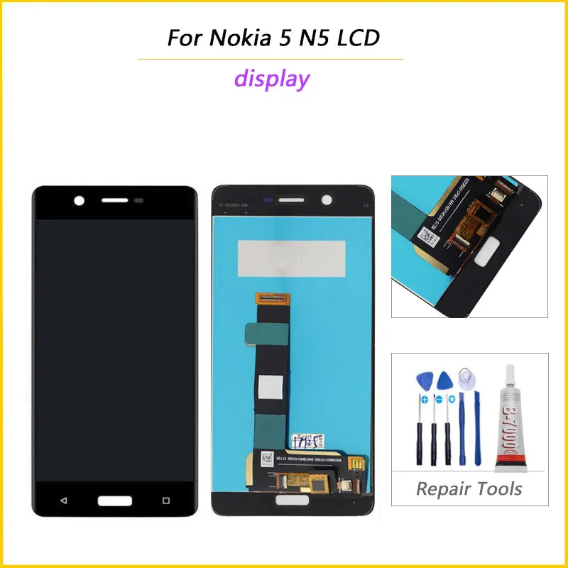 100% протестирован для Nokia 5 N5 дисплей сенсорный экран дигитайзер в сборе Замена Nokia5