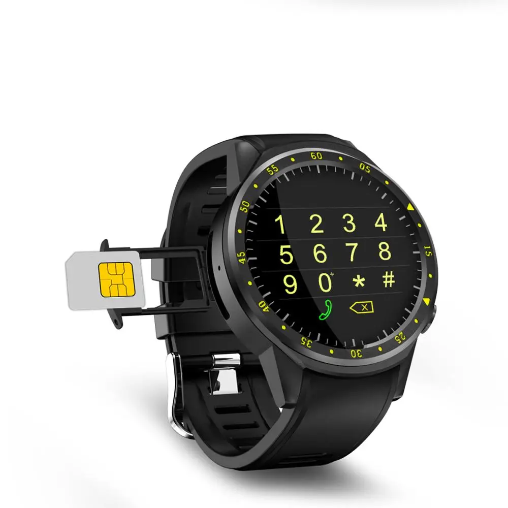 F1 Bluetooth Смарт-часы Поддержка сердечного ритма кровяное давление gps позиционирование Спорт Шагомер сим-карта с камерой для IOS Android