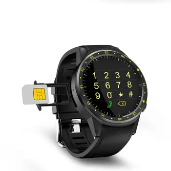 

F1 Bluetooth Smart watch support Heart rate blood pressure GPS Positioning Sport Pedometer SIM Card With camera for IOS Android