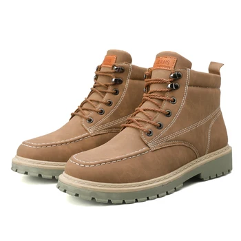 

Men Boots Trend Retro Work Boots Martin Boots Ankle Boots Winter Outdoor Walking Shoes Warm Casual Shoes Zapatillas Hombre