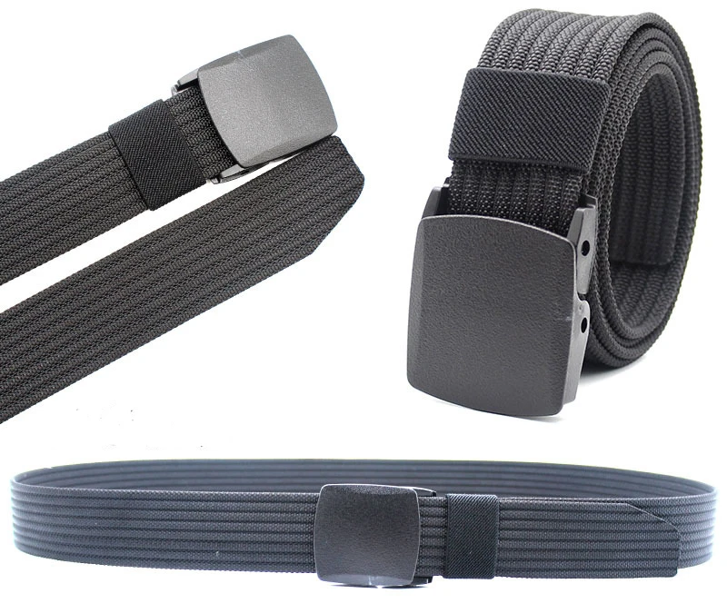 Mens Nylon Belt Tactical Military Plastic Buckle Waist Belt Army Combat Gear Outdoor Prevent Allergy High Quality Belts