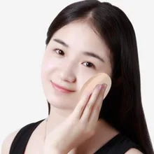 Новинка, 28 шт. набор, круглая пудра, пуховка, не латексный кушон для макияжа, пудра, пуховка, румяна