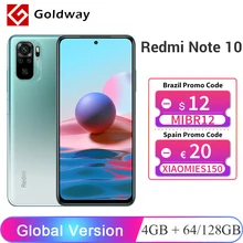 Xiaomi Redmi Note-10 4GB 64GB 4gbb GSM/WCDMA/LTE Adaptive Fast Charge Octa Core Side-Mounted/face recognition