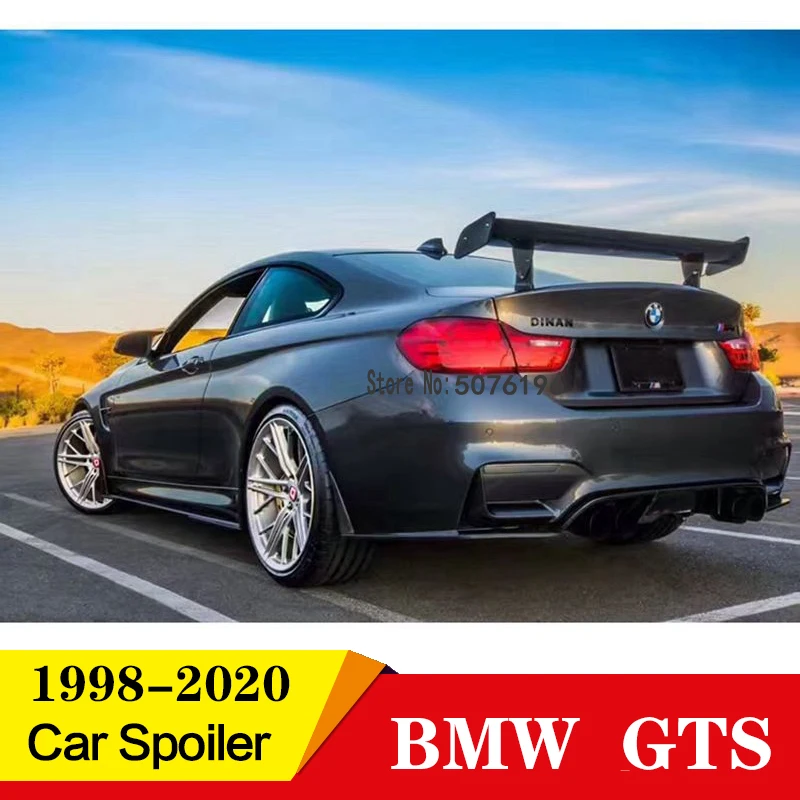 Задний спойлер из углеродного волокна для BMW 1M M3 E82 E87 E90 E92 E93 F30 F10 Revozport Style GTS 2009